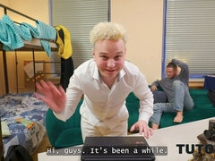 アナル, 中出し, Hd, 熟年, 淫乱熟女, ロシア人, 叫ぶ, 三人