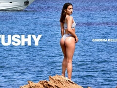 Anal, Stor rumpe, Kukk suging, Brunette, Bakfra, Utendørs, Tynn, Tenåring