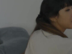 Amateur, Asiatique, Brunette brune, Collège université, Gode, Branlette thaïlandaise, Orgasme, Solo