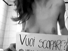 Leie, Blasen, Sperma im mund, Handjob, Italienisch, Milf, Mutti