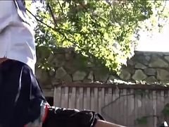 アジア人, 美女, フェラチオ, 手コキする, アウトドア, 公共, 馬乗り, ティーン