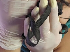 Smelling Everything with Sweaty Mommy and Wet Gloves Mia Niqab