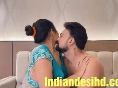 Desi Bhabhi Hardcore Sex with Devar In Threesome sex