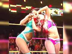 Peyton Royce wwe spectacular try not to jizz challenge