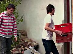 Analno, Par, Notranji izliv, Zunanji izliv, Gej, Masaža, Zunaj, Koščena