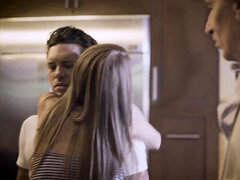 naughty step-sister poke stepfather and stepbrother