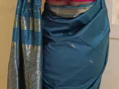 Housewife Works at Home with Stepsister and Her Husband