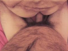 Amateur, Anal, Cul à la bouche, Gros cul, Couple, Éjaculation interne, Poilue, Chatte