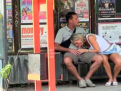 czech amateur public orgy two