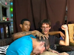 Strippers party with public BJs