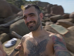 Adventurous journey to a nude beach in Brazil - Wild outdoor sex - SammmNextDoor rendezvous Night #30