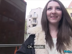 Public Agent (FakeHub): Loud Orgasm for Cute Brunette Teen