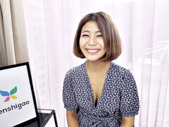 Petite Japanese Yoga instructor Miyu Shiratori visits us