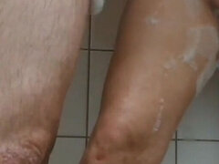 Stepbrother and Stepsister Soap Play in Shower