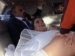 Brunette Diane Chrystal is a slutty bride who loves to fuck