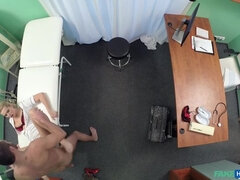 Handy man gets to fuck nurse