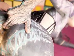 Squirt compilation of tattoo lady anuskatzz - rectal tart filles her holes
