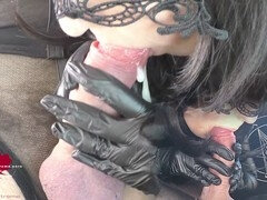Spermie v puse, Striekanie semena, Extrémna, Femdom, Nemecké, Latex, Orgazmus, Fajka  sanie