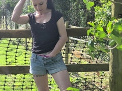 Amaterji, Ženska, Samozadovoljevanje, Milf, Zunaj, Solo, Squirting