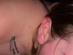 18 años, Amateur, Morena, Semen en la boca, Pov, Tatuaje, Adolescente, Tetas