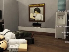 Amateur Girlfriend Rough Doggystyle POV - Big Cock Hard Fuck Homemade Office Sex