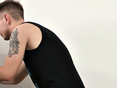 Boquete, Jato de porra, Gay bicha veado, Masturbação, Ducha chuveiro