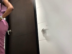 HE PUT A CAMERA IN THE BATHROOM AND RECORDED MY SECRETARY PEEING