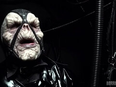 Bdsm, Bisarr, Blondin, Creampie, Fetisch, Handskar, Latex, Mask