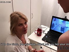 Man provides sexual pleasure to sensual woman and penetrates her