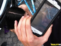 18, Amatør, Røv, Pik sutte, Brunette, Udendørs, Bryster, Uniform