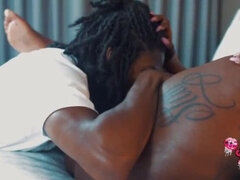 Cameron Congo fucks Tapout Queen with his big dick - blowjob, facial, and deepthroat action