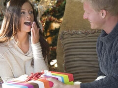 Duży tyłek, Duży kutas, Obciąganie, Brunetka, Styl na pieska, Lizanie, Cipka, Chudy