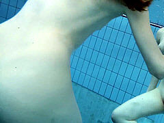 Strand, Bikini, Lesbisk, Pool, Rysk, Under vattnet