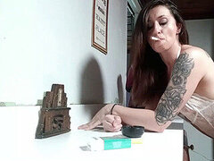 Smoking blowjob, smoking jewels, smoking fetish