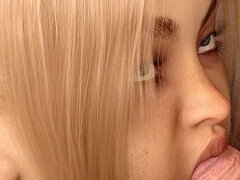 Grote lul, Pijpbeurt, Schattig, Eerste keer, Spel, Vriendin