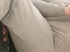 Chubby milf masturbates in her clothes while talking dirty and striving for tranquility