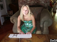 Coaxing Cool Teenage To Fap On Webcam