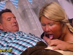 Super-naughty Thick Jugged Oktoberfest COUGAR Kim Camper Dyke Gets Her Vag Fucked