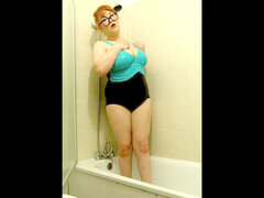 Bbw stor vacker kvinna, Rödhårig