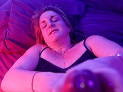 MolliPoP enjoys a steak and gives an unforgettable deep-throat blowjob to Damien Everhard