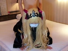 Juicy oriental girl is attending in cosplay XXX movie