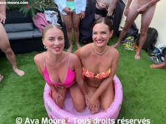 Blond, Brunette, Bukkake, Sæd i munnen, Sperm skott, Ansiktssperm, Første gang, Enorm