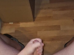 Mollig, Sperma shot, Europees, Harig, Huisgemaakt, Masturbatie, Alleen