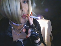 Smoking Fetish Glossy Lips TessNorthSMK