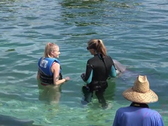 Paris gets to meet some dolphins!