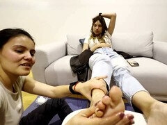 Women experience orgasms after a foot oil massage