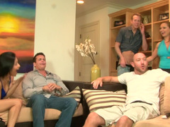 Anal, Avsugning, Brunett, Par, Sperma shot, Orgie, Rödhårig, Swingers