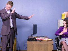 Secretary broad needs to be fucked so she engages her boss