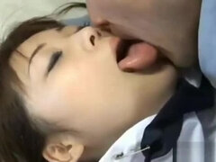 Asian babe is getting initiated into part2