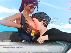 Interactive harem adult game with steamy visuals